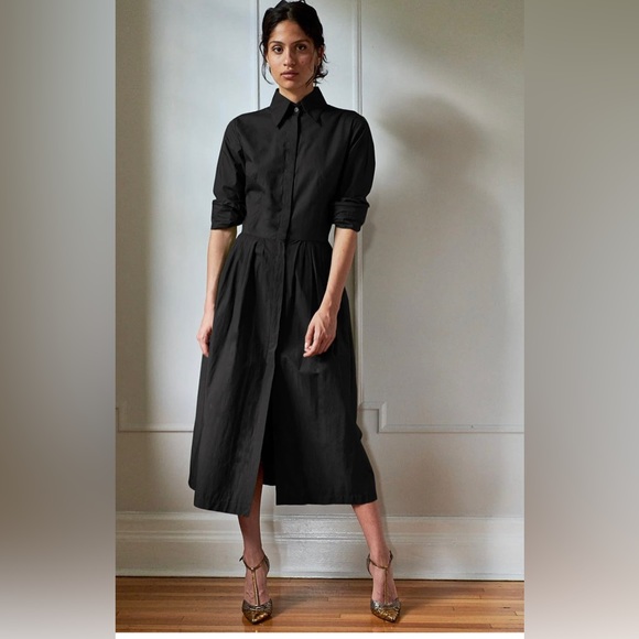 Room 502 SHIRTDRESS MODEL 9 ZOE - BLACK EUC - Picture 7 of 8